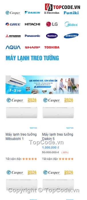 theme wordpress,điện máy,máy lạnh,siêu thị điện máy,website bán điều hòa,Sharecode theme wordpress siêu thị điện máy